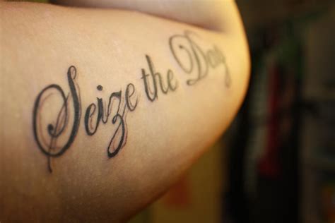 New tattoo-Seize the Day by halloweenXmermaid on DeviantArt