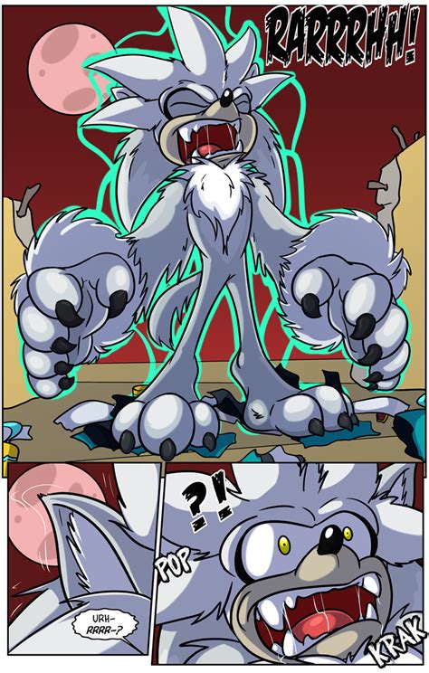 Silver the Werehog transformation Pg. 5 - Silver the Hedgehog Fan Art ...