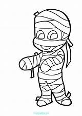 Mummy Coloring Pages Printables sketch template
