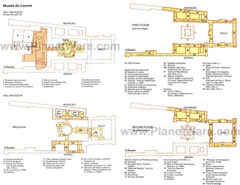 The Louvre Museum Map | Architecture mapping, Louvre museum, Louvre