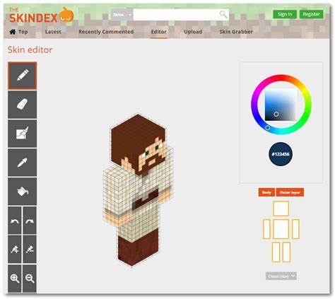 Minecraft Skin Editor Chip - How You Can Give Your Character A Custom Skin With The Character ...