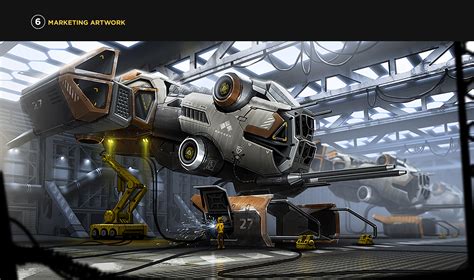 Gunship Concept - Process on Behance