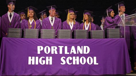 Portland High School graduation