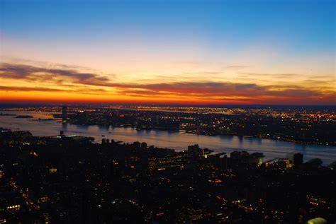 Watching Sunset at the Top of the Empire State Building | Pommie Travels