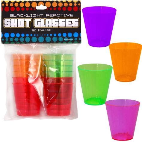 Blacklight Reactive Shot Glasses – The Prank Store