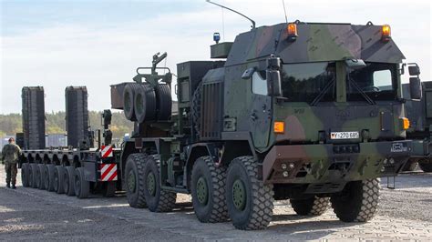 Military Tank Transport Truck