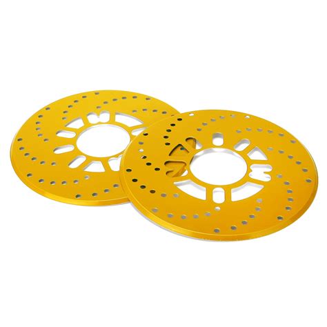 2x Aluminium Car Wheel Brake Disc Cover Vehicle Decorative Rotor Cross Drilled | Walmart Canada