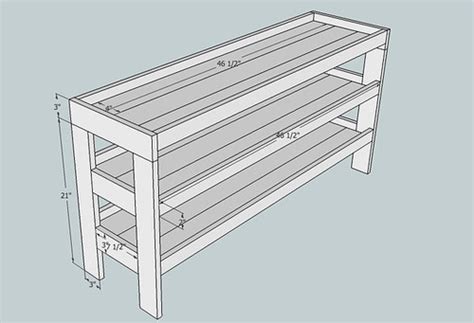 How to Build Cedar Shoe Rack Plans PDF Plans