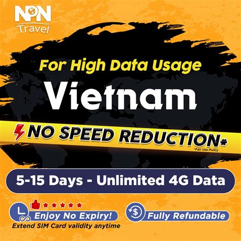 Vietnam SIM Card Ultra 5-30Days Daily 2.3GB Unlimited Data | Instant ...