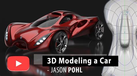 Jason Pohl Designs: 3D Modeling a Car Concept - YouTube