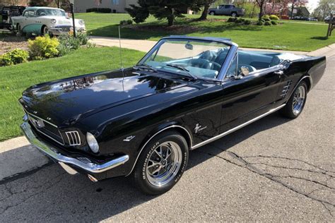 For Sale: 1966 Ford Mustang Convertible (black, 289ci V8, 3-speed ...