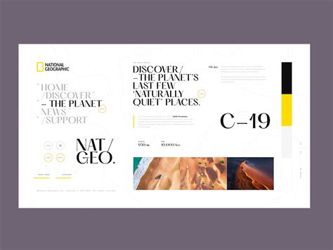 National Geographic - StyleSheet A.03 by CerebroCreativo on Dribbble