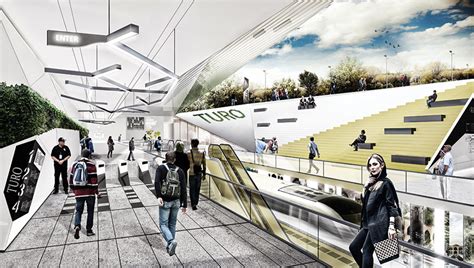 Metro Station design of Tabriz metro station as a public urban space.