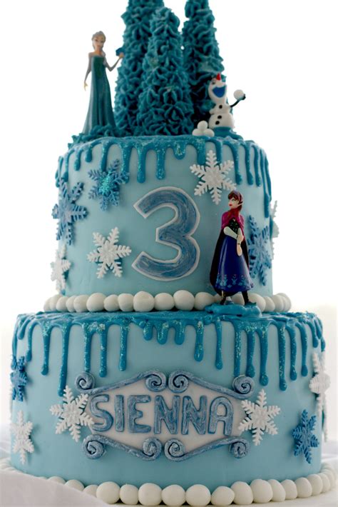 Frozen Birthday Cake - Makes, Bakes and Decor