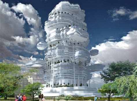 Futuristic Cloud City skyscraper could bring the dream of living among ...