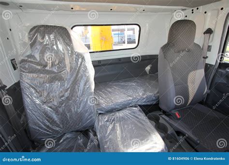 The Interior of the Truck Cabin Isuzu Inside - Russia, Moscow, 24 ...