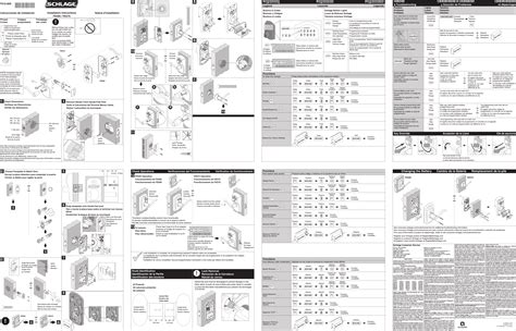 Schlage Keypad Lock User Guide