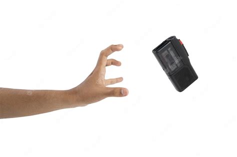 Premium Photo | Human hand with recording device