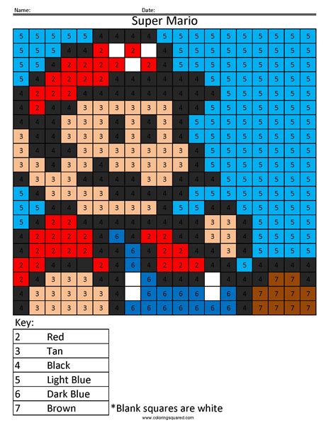 Mario Characters Drawings In Color