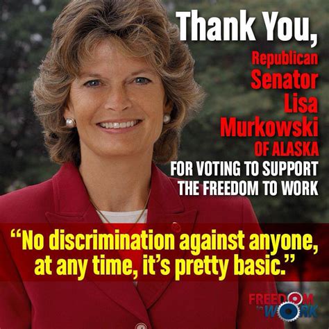 Thank you Alaska Sen. Lisa Murkowski - The Randy Report