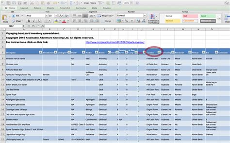 Parts Inventory Spreadsheet with regard to Spare Parts—Which To Buy And ...