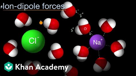 Ion Dipole Examples Of Molecules