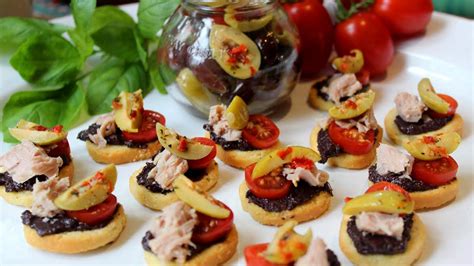 Tuna and olive canapés- an easy entertainer - Seafood Experts