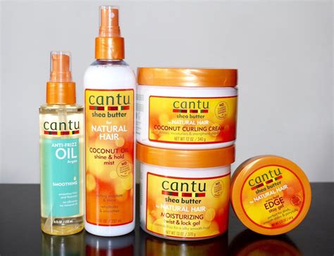 Cantu Shea Butter Natural Hair Collection + A Finger Coil Out