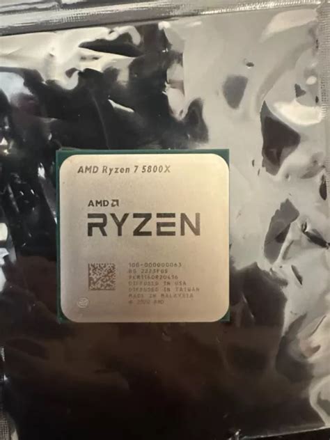 AMD RYZEN 7 5800X 8-core, 16-Thread Unlocked Desktop Processor $183.00 ...