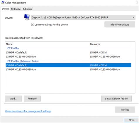 having trouble getting HDR color profile to be used Solved - Windows 10 Forums