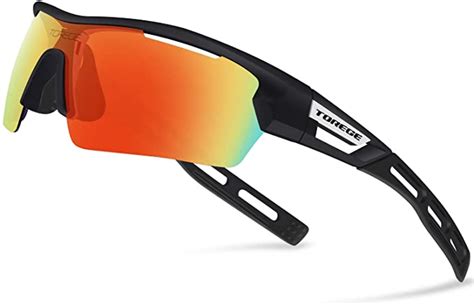 Torege Mens Polarized Sports Golf Sunglasses