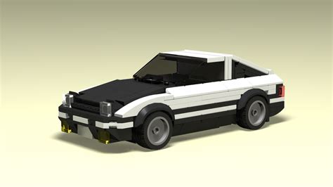 LEGO MOC Takumi's AE86 from Initial D Fifth Stage MOC by Nefuscated | Rebrickable - Build with LEGO