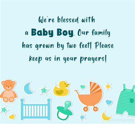 80+ Baby Birth Announcement Messages - WishesMsg