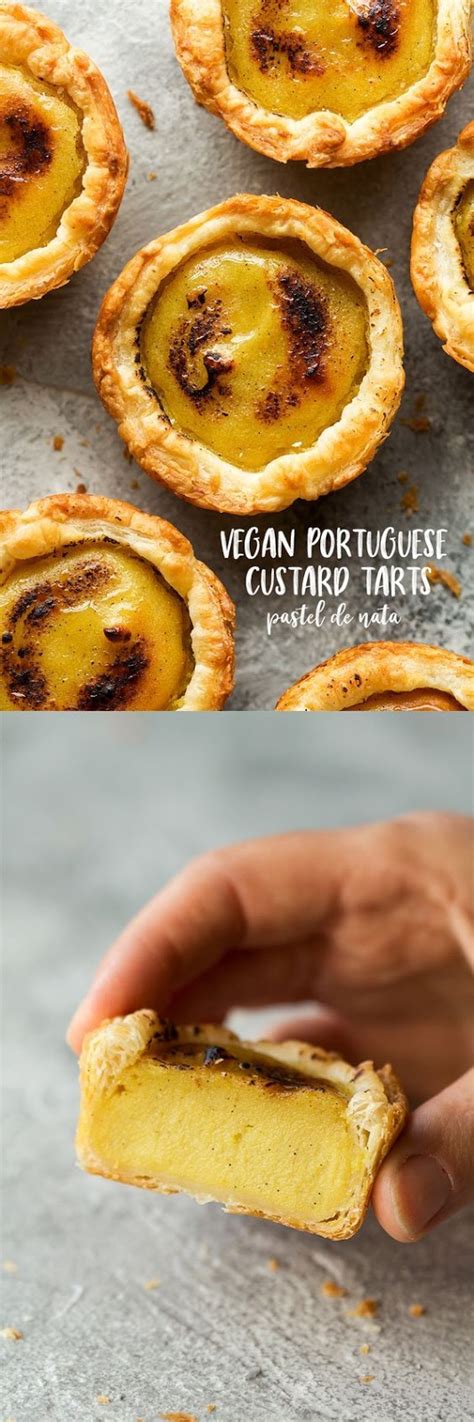 Vegan Portuguese custard tarts - My Simple Delecious Foods