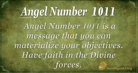 Angel Number 1011 Meaning: Believe in Yourself - SunSigns.Org