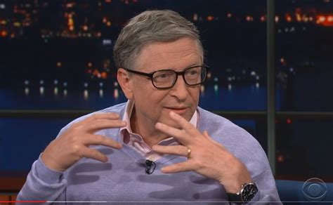 Watches In The Wild: Bill Gates Wearing A Casio Duro Marlin MDV106-1A On The Late Show With ...