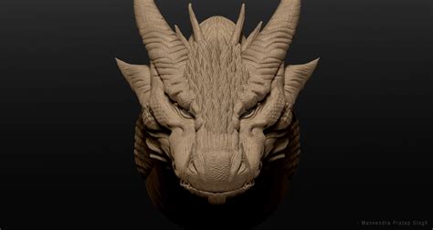 Dragon Head Sculpt - ZBrushCentral