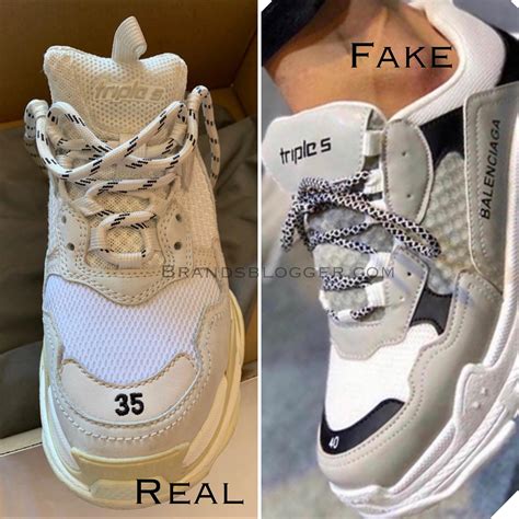 How To Spot Fake Balenciaga Triple S Sneakers - Brands Blogger