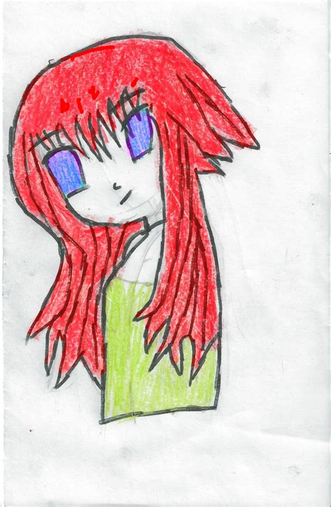 Anime Girl Drawing by AAApopo - DragoArt