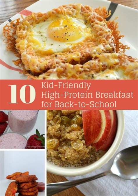 10 Kid-Friendly High-Protein Breakfast for Back-to-School