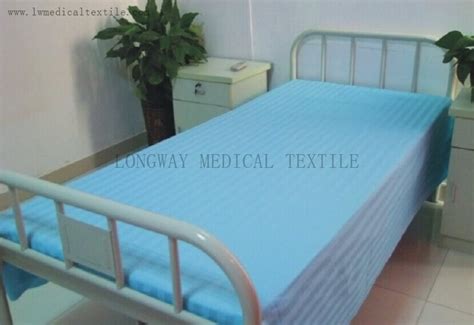 Hospital Bed Linen Satin Stripe