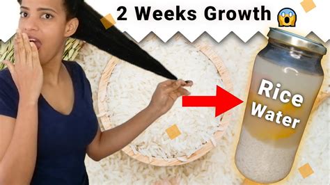 Rice Water For Hair Growth BEFORE AND AFTER Results 😱😱😱 | Unbelievable ...