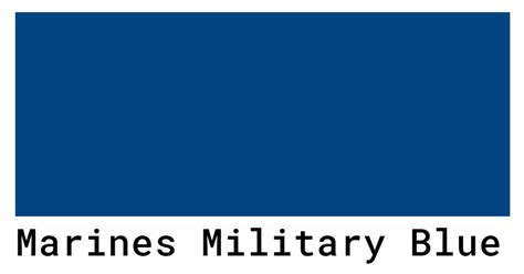 Marines Military Blue Color Codes The Hex Rgb And Cmyk Values That ...