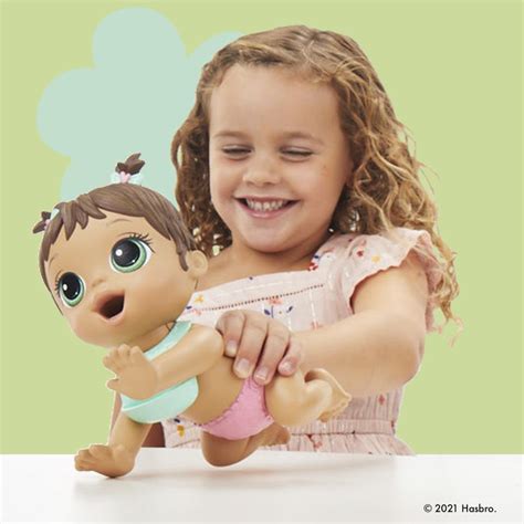 Baby Alive Lil Snacks Doll, Eats and "Poops," 8-inch Baby Doll with ...