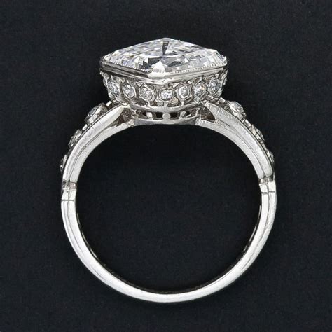 2.84 Carat 'D' 'IF' 'Golconda' Edwardian Diamond Ring at 1stdibs