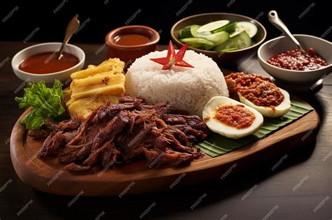 Premium AI Image | Photo nasi gudeg a signature rice dish from jogjakarta