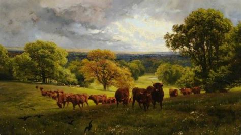 Landscape in Wiltshire, 1875 - Henry William Banks Davis - WikiArt.org