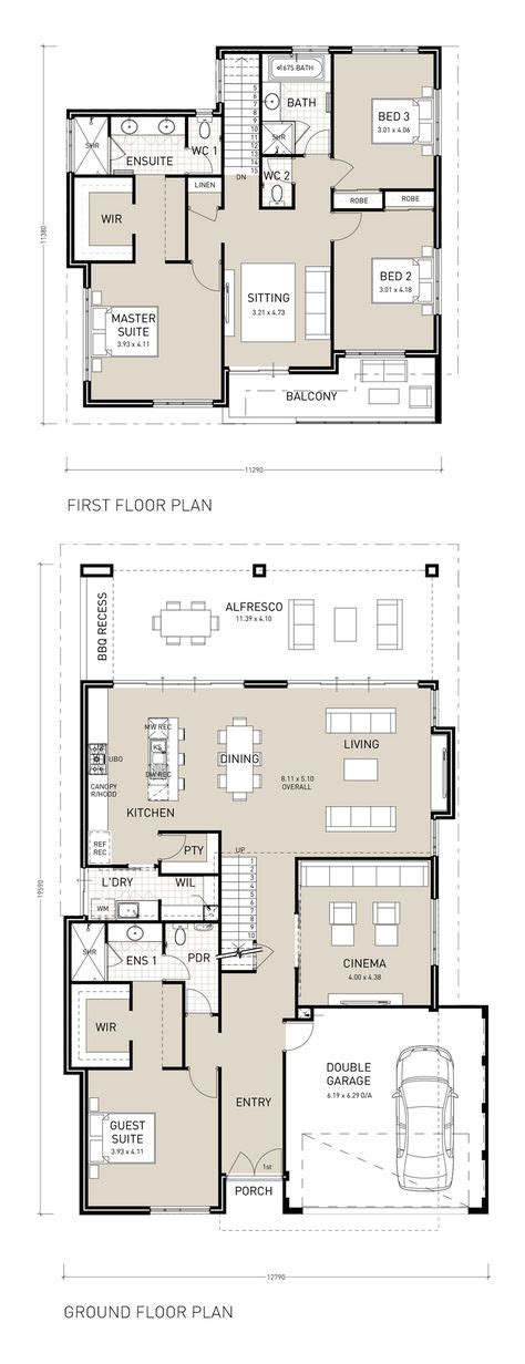 Liberty Exclusive | House plans australia, Double storey house plans, House layout plans