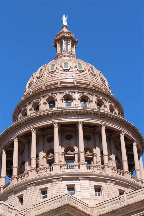 Texas State Capitol Building Dome Imagen de archivo - Imagen de ...