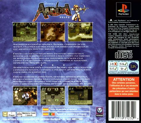 Alundra cover or packaging material - MobyGames